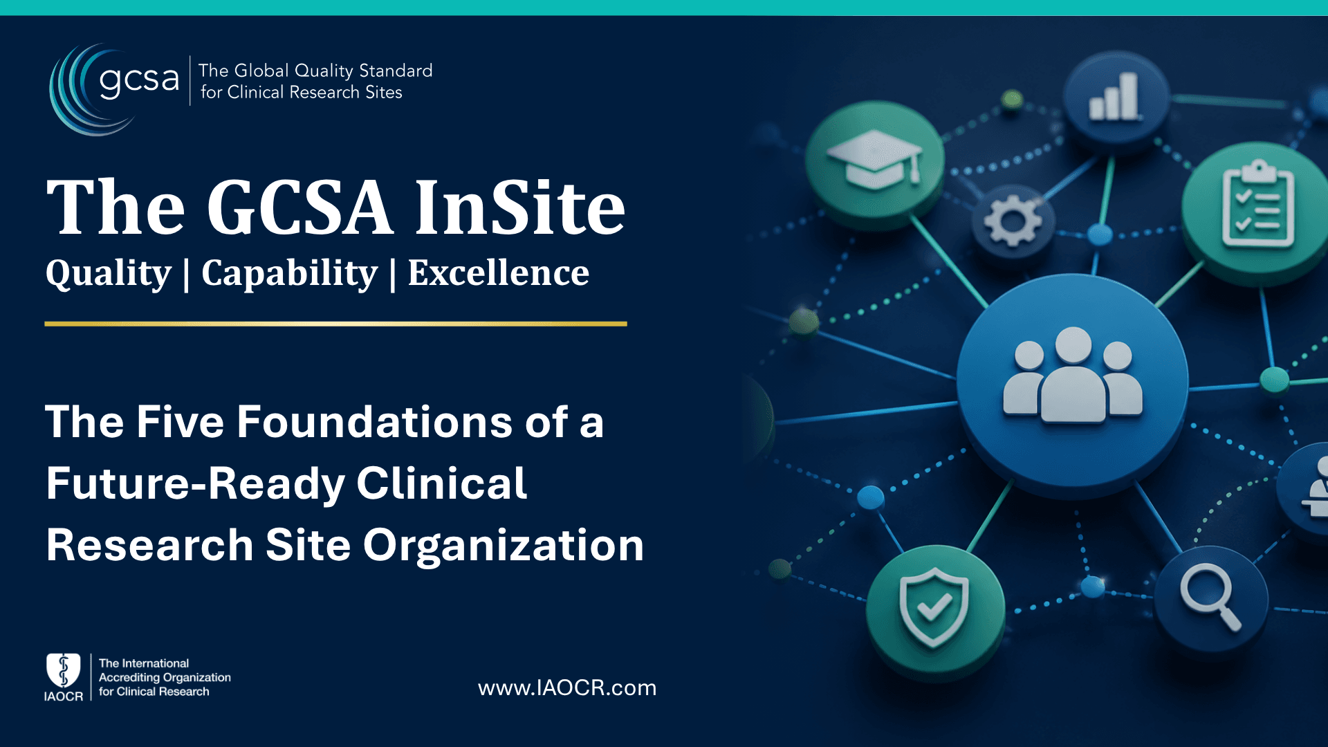 The Five Foundations of a Future-Ready Clinical Research Site Organization